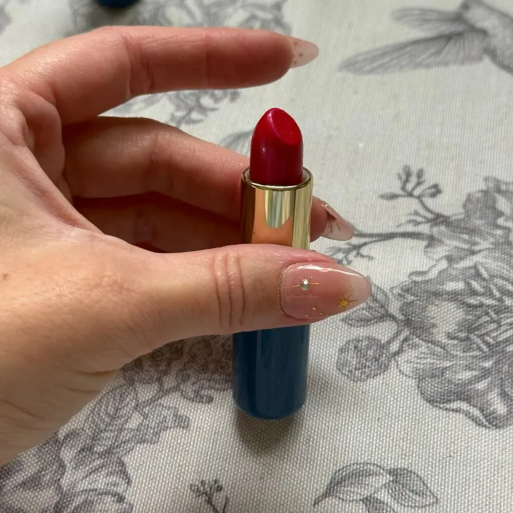Vintage New 80s AVON Color Rich Lipstick Forever Rose .13oz Red